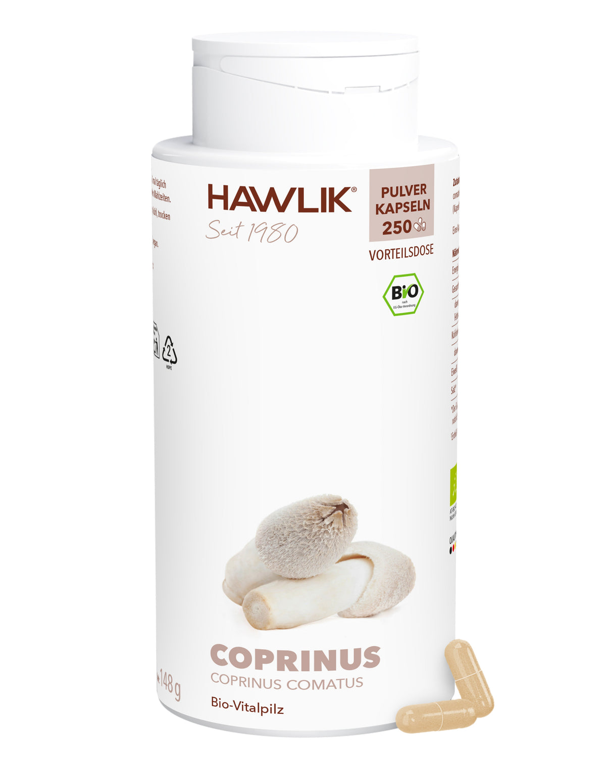 Organic Coprinus Powder Capsules
