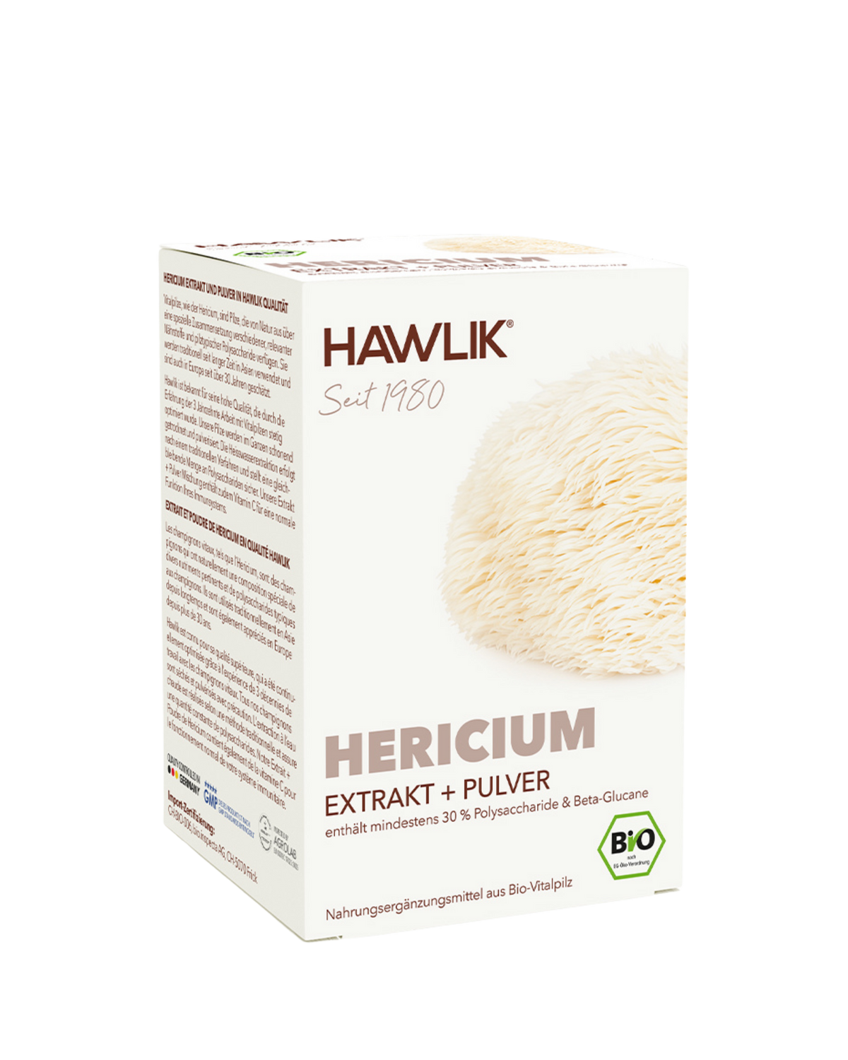BIO Hericium Extrakt + Pulver Kapseln (Lion’s Mane)
