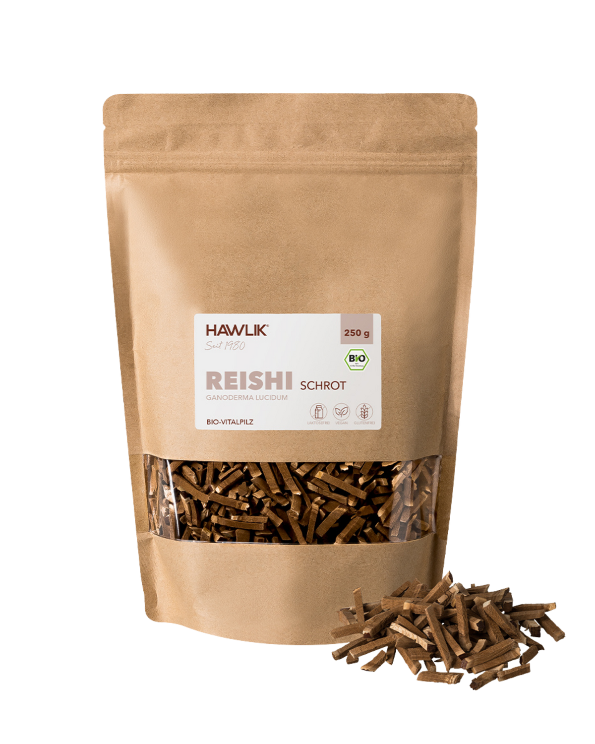 BIO Reishi geschrotet