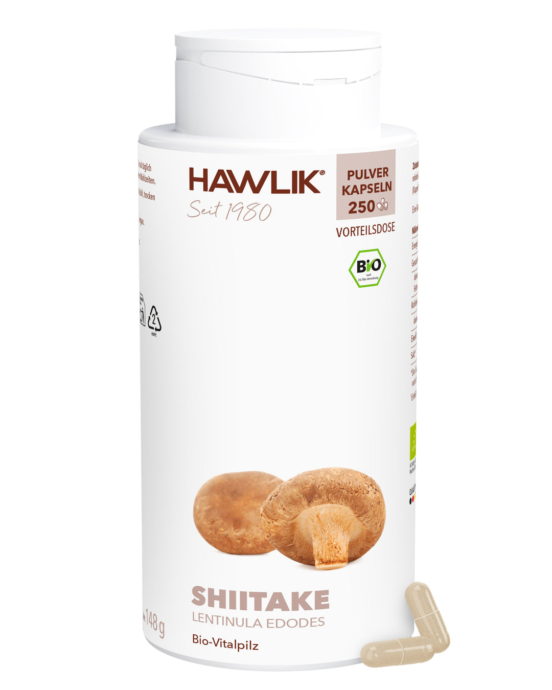 BIO Shiitake Pulver Kapseln